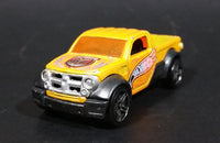 2003 Hot Wheels First Editions Dodge M80 Truck Yellow Orange Die Cast Toy Car Vehicle - Treasure Valley Antiques & Collectibles