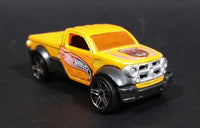 2003 Hot Wheels First Editions Dodge M80 Truck Yellow Orange Die Cast Toy Car Vehicle - Treasure Valley Antiques & Collectibles