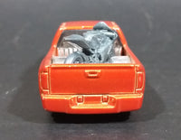 2007 Hot Wheels New Models Chevy Silverado Truck Orange Die Cast Toy Car Vehicle - Treasure Valley Antiques & Collectibles