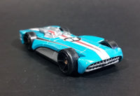 2016 Hot Wheels Track Builder GM Chevroletor Metalflake Turquoise Die Cast Toy Car Vehicle - Treasure Valley Antiques & Collectibles