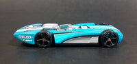 2016 Hot Wheels Track Builder GM Chevroletor Metalflake Turquoise Die Cast Toy Car Vehicle - Treasure Valley Antiques & Collectibles