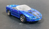 2011/2012 Hot Wheels 1995 Chevrolet Camaro Convertible Blue Die Cast Toy Car Vehicle - Treasure Valley Antiques & Collectibles