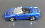 2011/2012 Hot Wheels 1995 Chevrolet Camaro Convertible Blue Die Cast Toy Car Vehicle - Treasure Valley Antiques & Collectibles