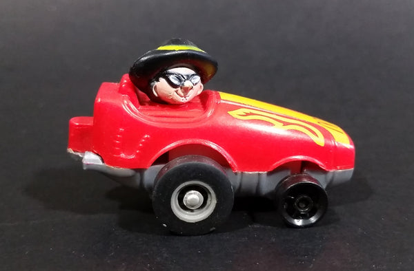 1985 McDonalds Happy Meal Fast Macs The Hamburglar Character Red Pull Back Toy Car - Treasure Valley Antiques & Collectibles