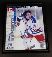 2005 Photo File Phil Esposito #77 New York Rangers NHL Ice Hockey Player Framed 8 x 10 Photo Stats Card - Treasure Valley Antiques & Collectibles