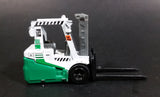 2010 Matchbox Power Lift 2000 Fork Lift Green White Die Cast Toy Car Warehouse Machinery Construction Vehicle Equipment - Treasure Valley Antiques & Collectibles