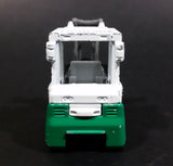 2010 Matchbox Power Lift 2000 Fork Lift Green White Die Cast Toy Car Warehouse Machinery Construction Vehicle Equipment - Treasure Valley Antiques & Collectibles