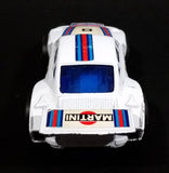 Vintage Martini Porsche #8 White Pullback Friction Race Car Die Cast Toy Vehicle - Made in Hong Kong - Treasure Valley Antiques & Collectibles