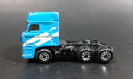 1987 Matchbox DAF 3300 Space Cab Blue Semi Tractor Truck Die Cast Toy Car Vehicle - Treasure Valley Antiques & Collectibles