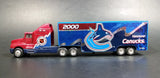 White Rose Collectibles NHL Hockey Vancouver Canucks Kenworth T600 Semi Tractor Trailer Die Cast Toy Vehicle - Treasure Valley Antiques & Collectibles