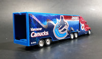 White Rose Collectibles NHL Hockey Vancouver Canucks Kenworth T600 Semi Tractor Trailer Die Cast Toy Vehicle - Treasure Valley Antiques & Collectibles