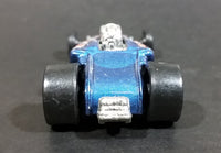 2003 Hot Wheels First Editions Tire Fryer Metalflake Blue Die Cast Toy Car Hot Rod Vehicle - Treasure Valley Antiques & Collectibles