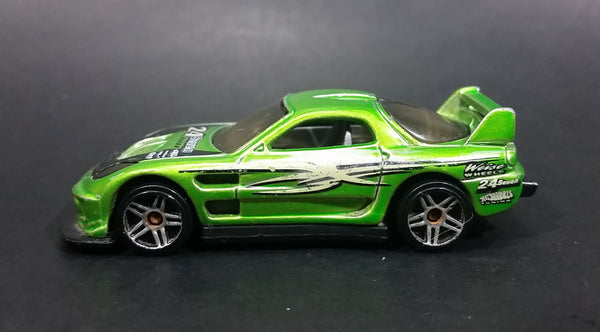 2006 Hot Wheels Drift Kings 24/Seven Green Die Cast Toy Race Car Vehicle - Treasure Valley Antiques & Collectibles