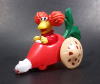 1987-1988 Red Fraggle Rock Radish Shaped Toy Car Vehicle McDonald's Happy Meal Toy - Treasure Valley Antiques & Collectibles