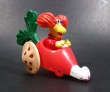 1987-1988 Red Fraggle Rock Radish Shaped Toy Car Vehicle McDonald's Happy Meal Toy - Treasure Valley Antiques & Collectibles