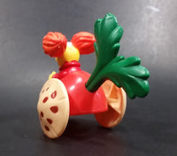 1987-1988 Red Fraggle Rock Radish Shaped Toy Car Vehicle McDonald's Happy Meal Toy - Treasure Valley Antiques & Collectibles