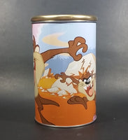 Warner Bros. Looney Tunes Taz Tasmanian Devil Character & Bugs Bunny Round Tin Canister - Treasure Valley Antiques & Collectibles