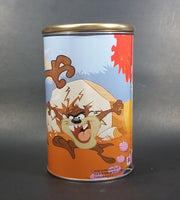 Warner Bros. Looney Tunes Taz Tasmanian Devil Character & Bugs Bunny Round Tin Canister - Treasure Valley Antiques & Collectibles