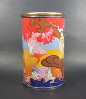 Warner Bros. Looney Tunes Taz Tasmanian Devil Character & Bugs Bunny Round Tin Canister - Treasure Valley Antiques & Collectibles