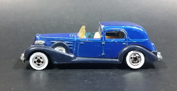 1989 Hot Wheels '35 Classic Caddy Blue Die Cast Toy Car Vehicle - Treasure Valley Antiques & Collectibles