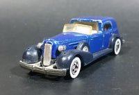 1989 Hot Wheels '35 Classic Caddy Blue Die Cast Toy Car Vehicle - Treasure Valley Antiques & Collectibles