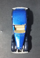 1989 Hot Wheels '35 Classic Caddy Blue Die Cast Toy Car Vehicle - Treasure Valley Antiques & Collectibles