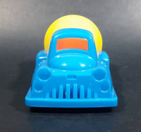 1997 Wendy's Restaurants Blue and Yellow Chocolate Frosty Toy Car Vehicle - Kid's Meal