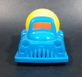 1997 Wendy's Restaurants Blue and Yellow Chocolate Frosty Toy Car Vehicle - Kid's Meal