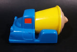 1997 Wendy's Restaurants Blue and Yellow Chocolate Frosty Toy Car Vehicle - Kid's Meal