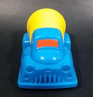 1997 Wendy's Restaurants Blue and Yellow Chocolate Frosty Toy Car Vehicle - Kid's Meal