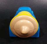 1997 Wendy's Restaurants Blue and Yellow Chocolate Frosty Toy Car Vehicle - Kid's Meal