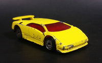 1994 Hot Wheels Lamborghini Diablo Yellow Die Cast Toy Exotic Sports Car Vehicle - Treasure Valley Antiques & Collectibles