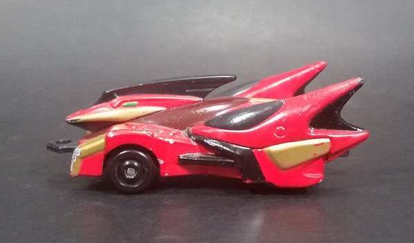 2003 Bandai Japan Power Rangers Dino Thunder Dino Fury Red Die Cast Toy Car Vehicle - Treasure Valley Antiques & Collectibles