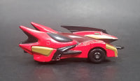 2003 Bandai Japan Power Rangers Dino Thunder Dino Fury Red Die Cast Toy Car Vehicle - Treasure Valley Antiques & Collectibles