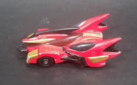 2003 Bandai Japan Power Rangers Dino Thunder Dino Fury Red Die Cast Toy Car Vehicle - Treasure Valley Antiques & Collectibles