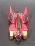 2003 Bandai Japan Power Rangers Dino Thunder Dino Fury Red Die Cast Toy Car Vehicle - Treasure Valley Antiques & Collectibles