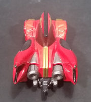 2003 Bandai Japan Power Rangers Dino Thunder Dino Fury Red Die Cast Toy Car Vehicle - Treasure Valley Antiques & Collectibles