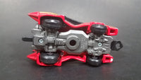 2003 Bandai Japan Power Rangers Dino Thunder Dino Fury Red Die Cast Toy Car Vehicle - Treasure Valley Antiques & Collectibles