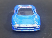 2003 Hot Wheels Flag Flyers British Jaguar XJ220 Blue Die Cast Toy Car Vehicle - Treasure Valley Antiques & Collectibles