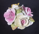 Vintage Royale Stratford Fine Bone China Flower Basket Bouquet - Treasure Valley Antiques & Collectibles