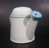 Vintage Holly Hobbie Blue Girl White Ceramic Flower Watering Can Collectible - Treasure Valley Antiques & Collectibles