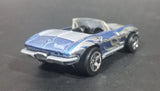 2002 Hot Wheels '65 Corvette Convertible Metallic Blue Die Cast Toy Car Vehicle - Treasure Valley Antiques & Collectibles