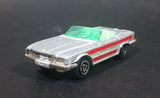 1980 Majorette Mercedes 350 SL Convertible Silver Grey with Red Stripes Die Cast Toy Car - Treasure Valley Antiques & Collectibles