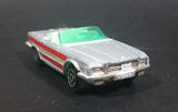 1980 Majorette Mercedes 350 SL Convertible Silver Grey with Red Stripes Die Cast Toy Car - Treasure Valley Antiques & Collectibles