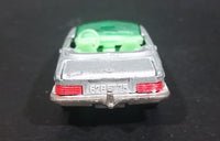 1980 Majorette Mercedes 350 SL Convertible Silver Grey with Red Stripes Die Cast Toy Car - Treasure Valley Antiques & Collectibles