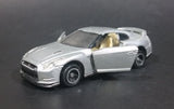 Tomica Tomy 2008 Nissan GT-R Grey Silver Car 1/61 Die Cast Toy Car Vehicle - Opening Doors - Treasure Valley Antiques & Collectibles