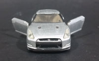 Tomica Tomy 2008 Nissan GT-R Grey Silver Car 1/61 Die Cast Toy Car Vehicle - Opening Doors - Treasure Valley Antiques & Collectibles