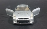 Tomica Tomy 2008 Nissan GT-R Grey Silver Car 1/61 Die Cast Toy Car Vehicle - Opening Doors - Treasure Valley Antiques & Collectibles