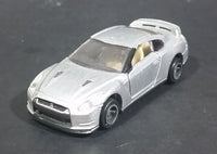 Tomica Tomy 2008 Nissan GT-R Grey Silver Car 1/61 Die Cast Toy Car Vehicle - Opening Doors - Treasure Valley Antiques & Collectibles