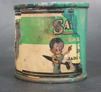 Rare 1930s Bapco British America Paint Co Ltd Satin-Glo Jade Colored Enamel Paint Small Can - Treasure Valley Antiques & Collectibles